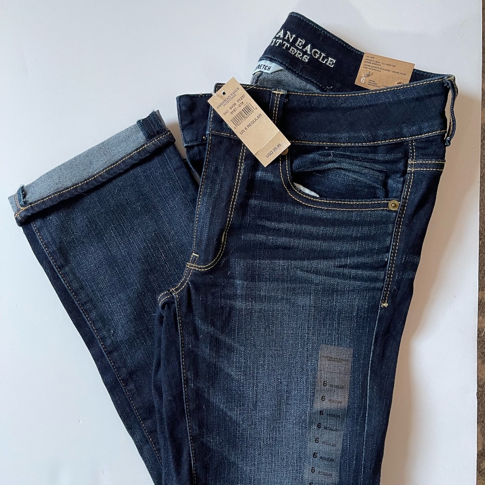 American Eagle Super Stretch Artist Crop Jeans